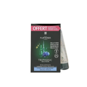 FURTERER Triphasic Reactional Traitement Antichute Réactionnelle 12x5ml + Shampooing Antichute OFFERT