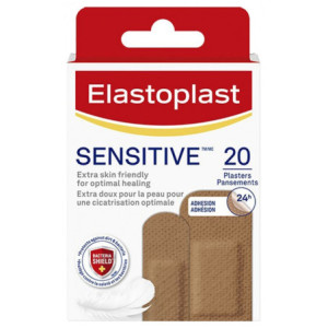 Elastoplast Pansement Sensible 20 Pansements - Couleur : Marron