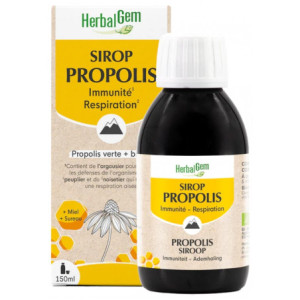 HerbalGem Sirop Propolis Bio - 150 ml