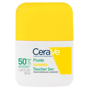 CeraVe Fluide Invisible Toucher Sec SPF50+ - 50 ml