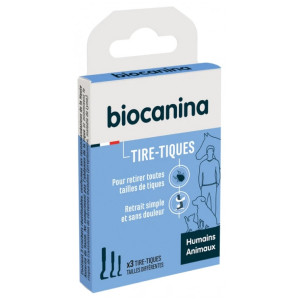 Biocanina Tire-Tiques - 3 Crochets