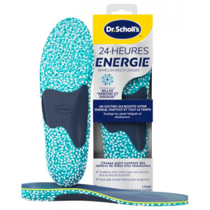 Scholl 24H Énergie Semelles Multi-Usages  Taille : S : 35 à 40 - 1 Paire