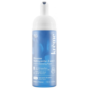 Krème Mousse Nettoyante 2en1 Bio - 150 ml