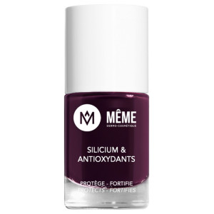 MEME Vernis Silicium & Antioxydants - Teinte : 08 Aubergine - 10 ml